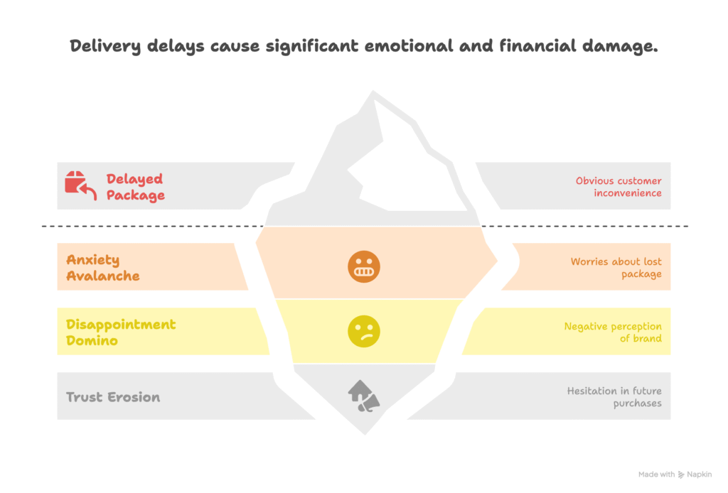 When Delivery Delays Become Emotional Disasters - visual selection